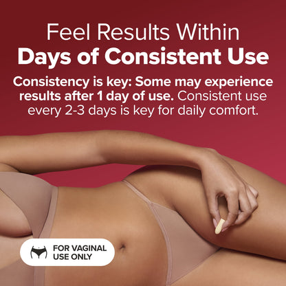 O Positiv URO Vaginal Moisture Suppository for Comfort with Hyaluronic Acid, 5 Count