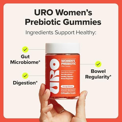 Happy Body Bundle – URO Vaginal Probiotic, URO Metabolism + Probiotic, URO Prebiotic Fiber – with V-Positiv Probiotic Blend, Green Coffee Bean Seed Extract & Chicory Root Fiber – 30 Servings