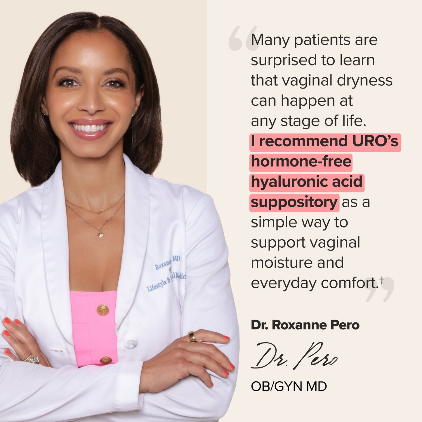 O Positiv URO Vaginal Moisture Suppository for Comfort with Hyaluronic Acid, 5 Count