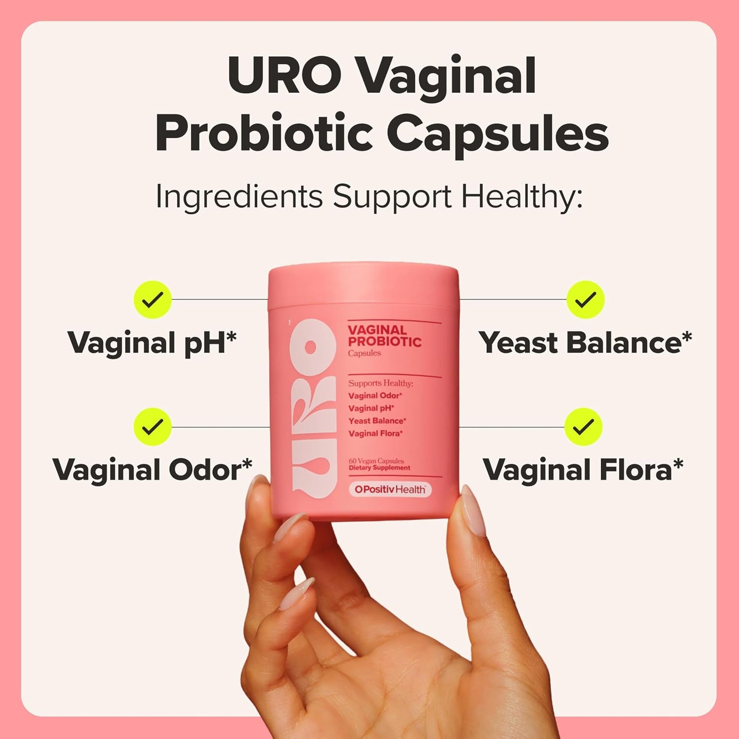 Happy Body Bundle – URO Vaginal Probiotic, URO Metabolism + Probiotic, URO Prebiotic Fiber – with V-Positiv Probiotic Blend, Green Coffee Bean Seed Extract & Chicory Root Fiber – 30 Servings