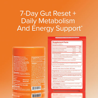 O Positiv URO Metabolism + Probiotic and URO Colon Cleanse + Gut Reset Bundle
